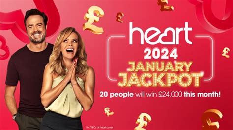 heart january jackpot|heart fm competitions today.